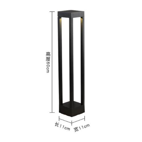 户外方形四透庭院10w别墅花园led草坪灯灯具透光庭院灯超亮室外