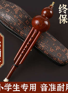 民族魂葫芦丝儿童初学者用c调/降b调小学生专用七孔胡芦丝乐器b调