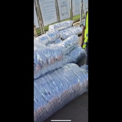 中央空箔调铝连接风机软方盘管出风口伸缩保温软管形通风WQB管道