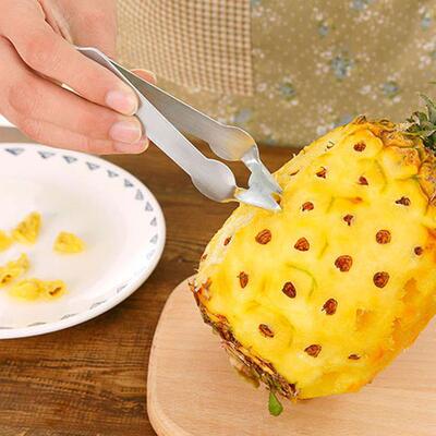 Creative Stainless Steel Pineapple Eye Remover Clip - Kitche