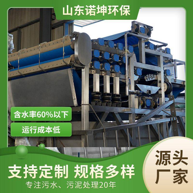 诺坤中中草压榨机工业大型沙棘覆盆子地黄葛根带式榨汁机