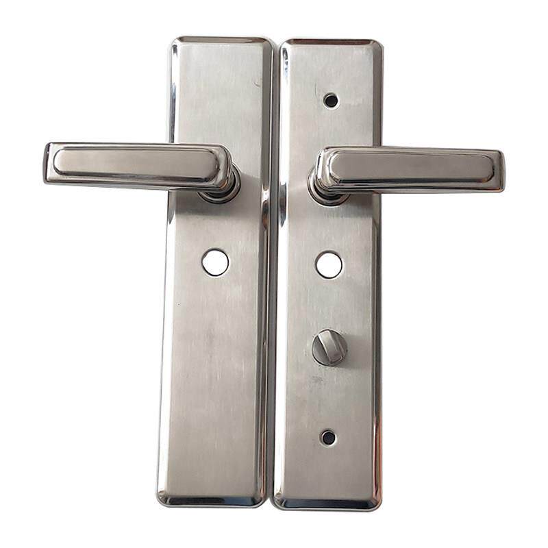 不锈钢单活多功能王力把手WL王力防盗大门锁特能圆孔加厚面板拉手