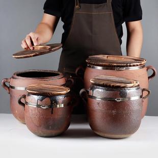 土吊子商用家用砂锅燃气老式土陶沙锅砂锅粥瓦罐煨汤天然