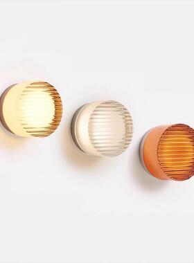 璃壁现玻代装简约酒灯店民宿890卧室床头墙灯背景饰酒窝薯片壁灯