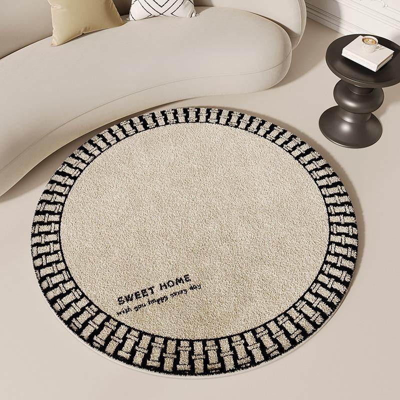 美式复古圆形地毯客厅沙发茶几阳台小户型卧室衣帽间椅子床边地垫,居家布艺,地毯,淘宝优惠券,粉丝福利购,淘宝优惠卷