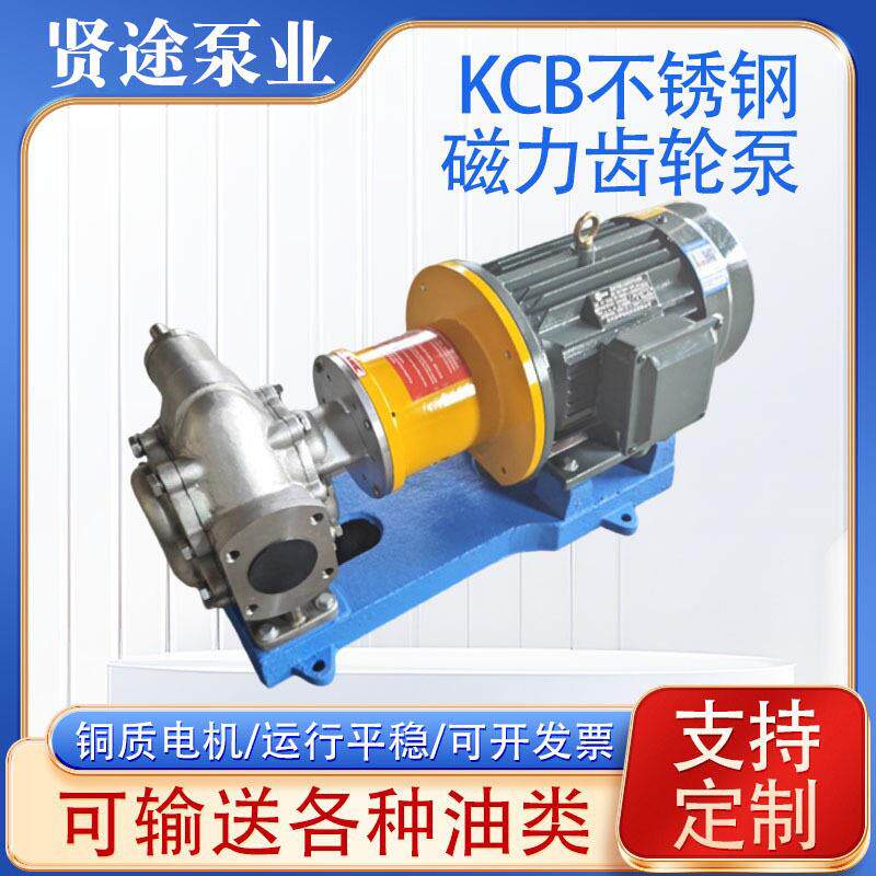 KCB不锈钢磁力齿轮泵厂家供应计量泵微型蠕动泵驱动高效电机变频