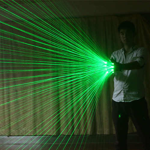 爆款激光手套镭射LED灯发光手套酒吧表演服舞台道具激光舞