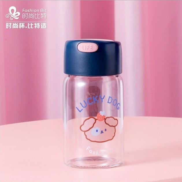 玻璃杯耐高温韩版卡通可爱玻璃杯