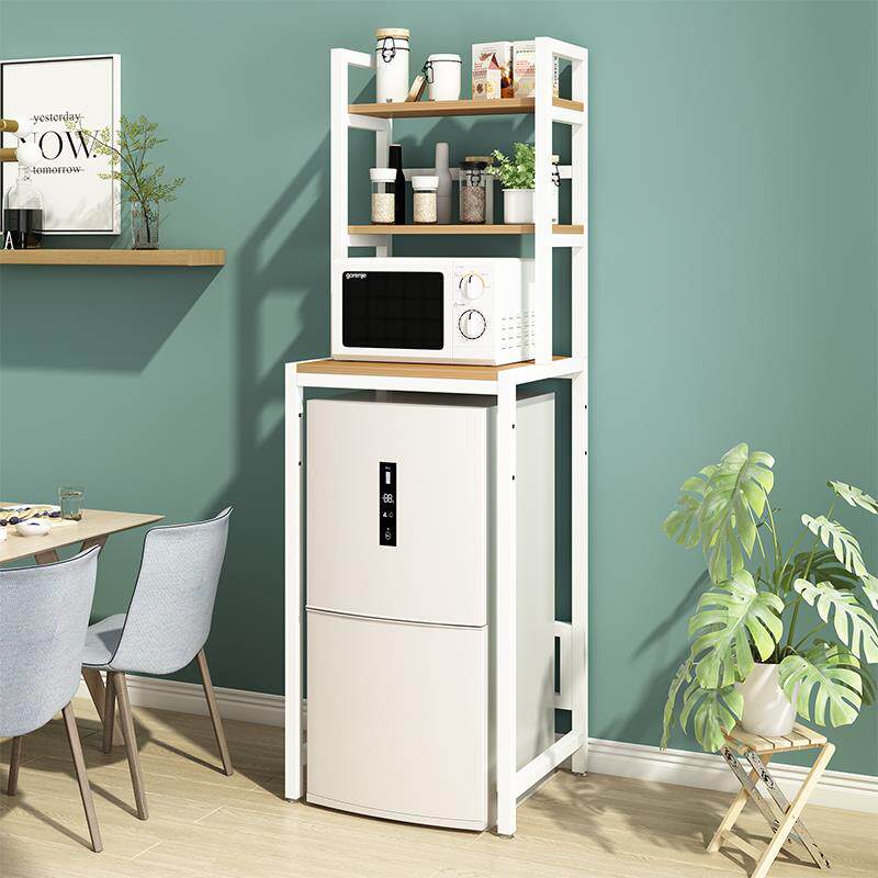 *小冰冰柜外消毒柜上方置架厨房物微波炉烤箱落箱地冰箱www10145