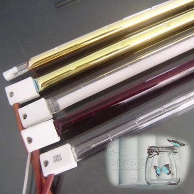 烘道用红石卤外素远红光波发热管UPB3电热管加热管25V/500宝W/1KW