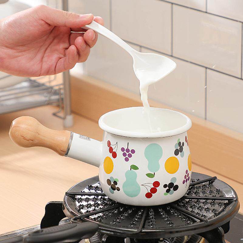 宝宝辅食锅婴儿煮粥锅家用搪瓷锅儿童小奶锅热牛奶