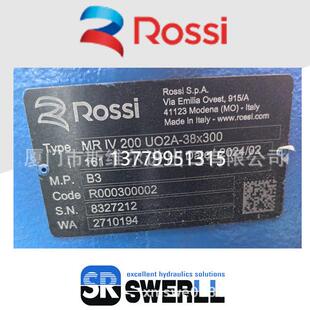 意大利ROSSI罗尔西减速机MRIV200UO2A 38x300
