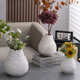 花瓶白色客厅简约器花高档礼品家居花瓶摆件陶瓷装 饰现代工艺品