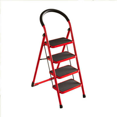 家用梯子折叠梯加厚 伸缩梯 扶手稳固登高踏板两用人字梯防滑