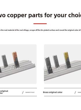 Dpn63A歧管20A-70A铜黄铜空气开关Dz267连接1P+N断路器接线Kt005