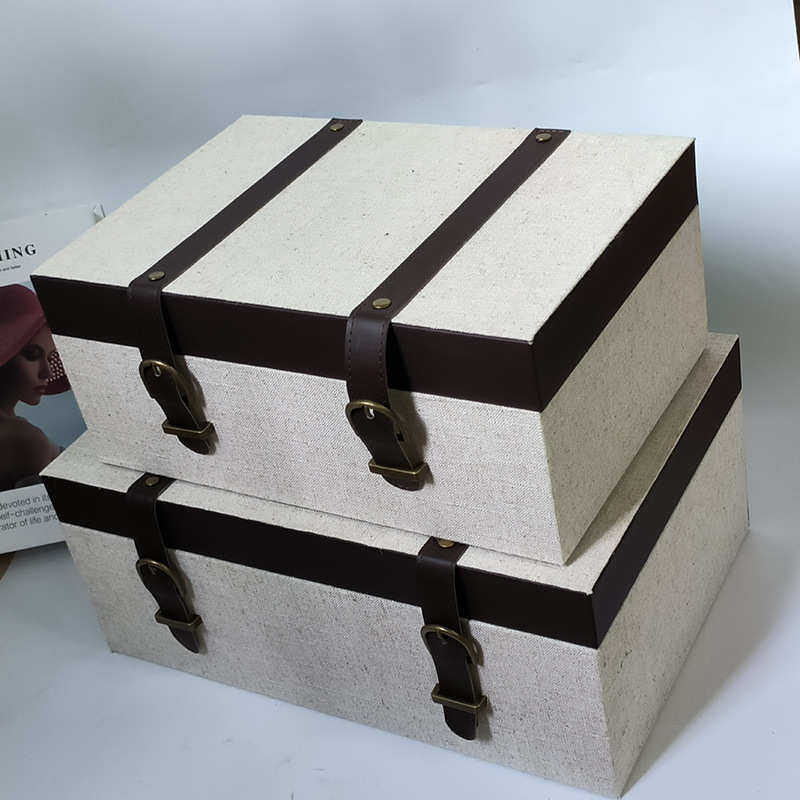 新中式样板间皮革箱子摆件衣柜储物布艺收纳箱酒店前台展厅摆设品,家居饰品,木雕,淘宝优惠券,粉丝福利购,淘宝优惠卷