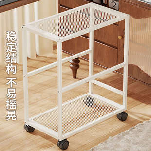 电竞房电脑主机托架双层可移动机箱底座置物架家用落地桌下小推车