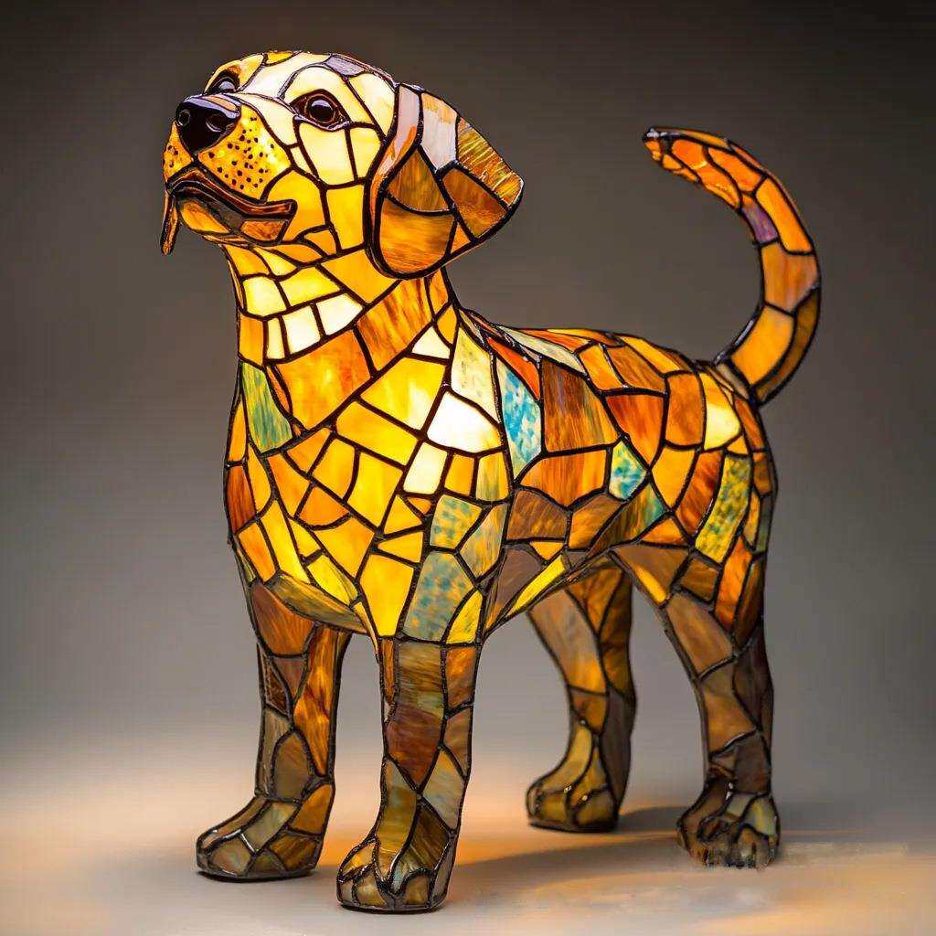 跨境新款Cat Lamp-Dachshund Lamp-Bigfoot Lamp动物LED灯摆件 - 实物图