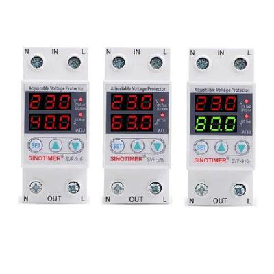 SVP916 Adjustable Voltage Surge Protector Relay 220V 40A
