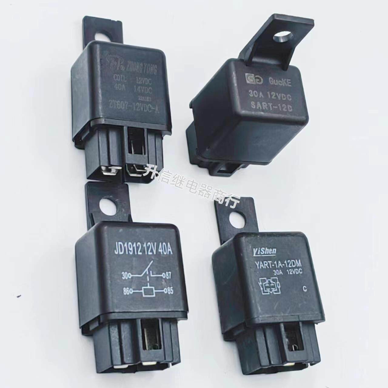 ZT601-12VDC-A JD1912 40A SART-12D YART-1A-12DM 30A 12VDC4脚