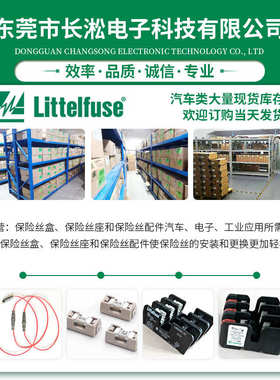 Littelfuse力特电缆保险丝 0496200.ZXBM-CN电路保护汽车用直列