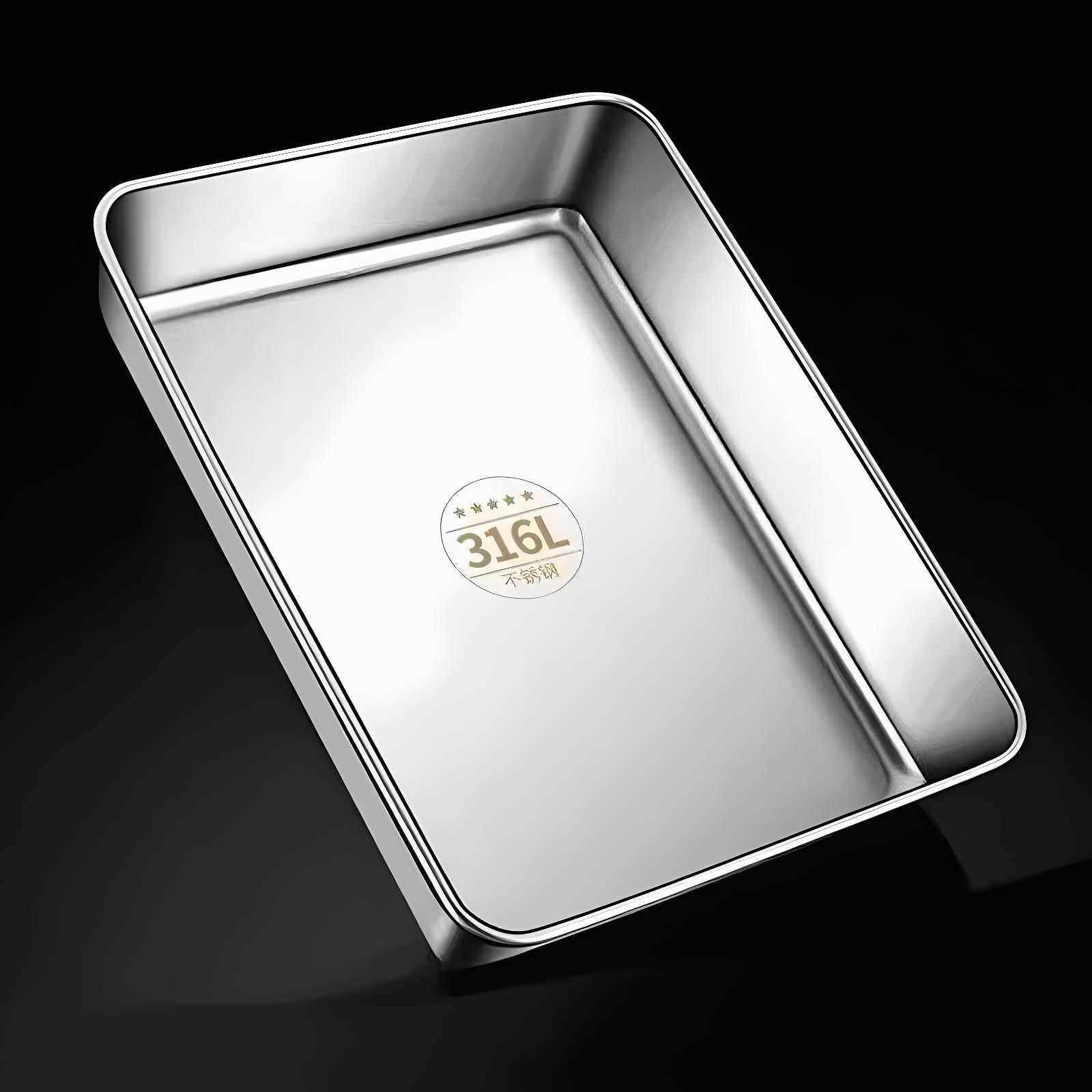 不锈钢方盘凉菜盘备菜盘快餐盘陈列盘卤肉熟食鸭脖盘烧烤盘饭盘,餐饮具,盘,淘宝优惠券,粉丝福利购,淘宝优惠卷