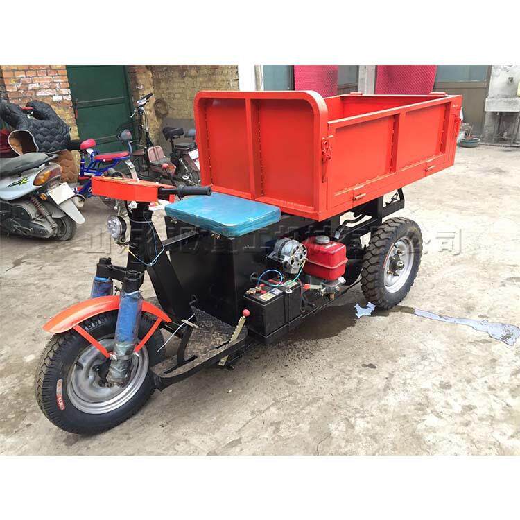 小型农用三轮车柴油8马力微型小三轮工程拉砖拉土短途倒料运输车