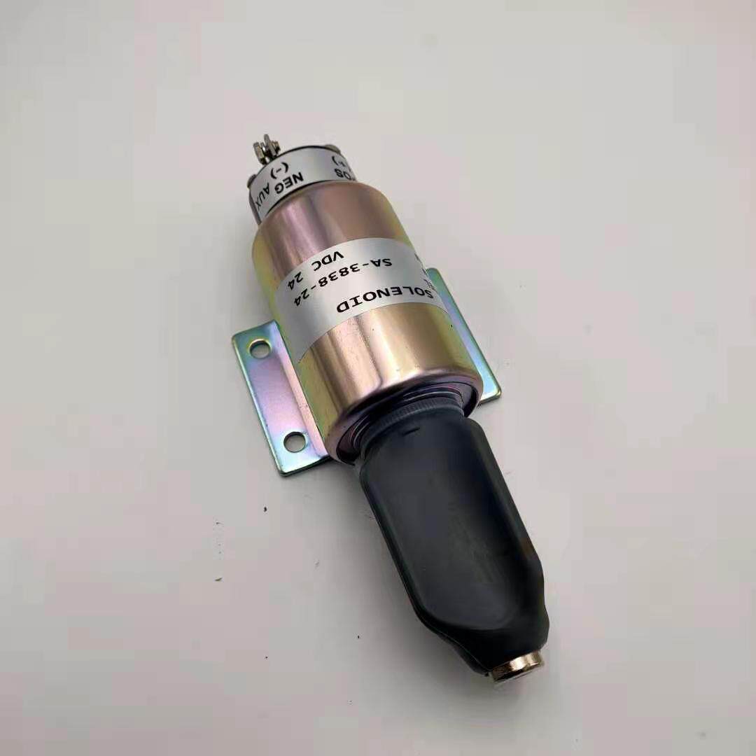 挖掘机配件适用于康明斯发动机熄火电磁阀停车电磁铁 SA-3838-12V