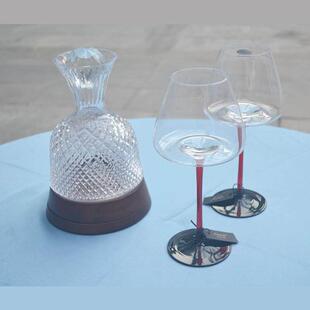 轻奢不倒翁醒酒器奢华高档红酒分酒器高端旋转葡萄酒分酒器摆件壶