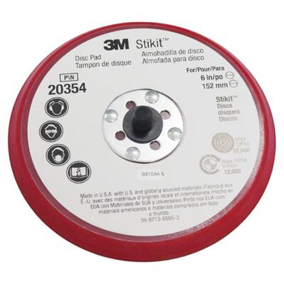 3M20354打磨机托盘砂盘垫打磨机配件PSA附件直径6英寸20352/20351