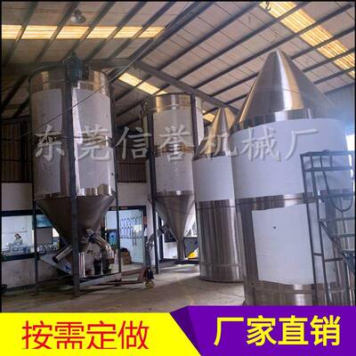 大型不锈钢立式塑料颗粒混合搅拌机 PP颗粒均化拌料罐 烘干搅拌机