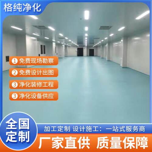 无尘车间装修食品净化程设计食品厂净化车间工程按需加工