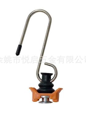 Single Stud Fitting 货车房车轨道锁扣铝轨固定搭扣连接环S钩