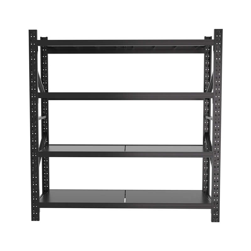 黑色仓储货架置物架多层仓库货物架快递库房储物架储物间家用架子