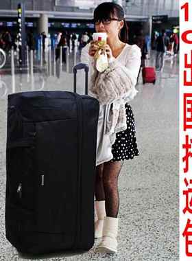 新款超轻拉杆超大容量34158c寸旅行箱箱软牛津帆布男女行李箱托运