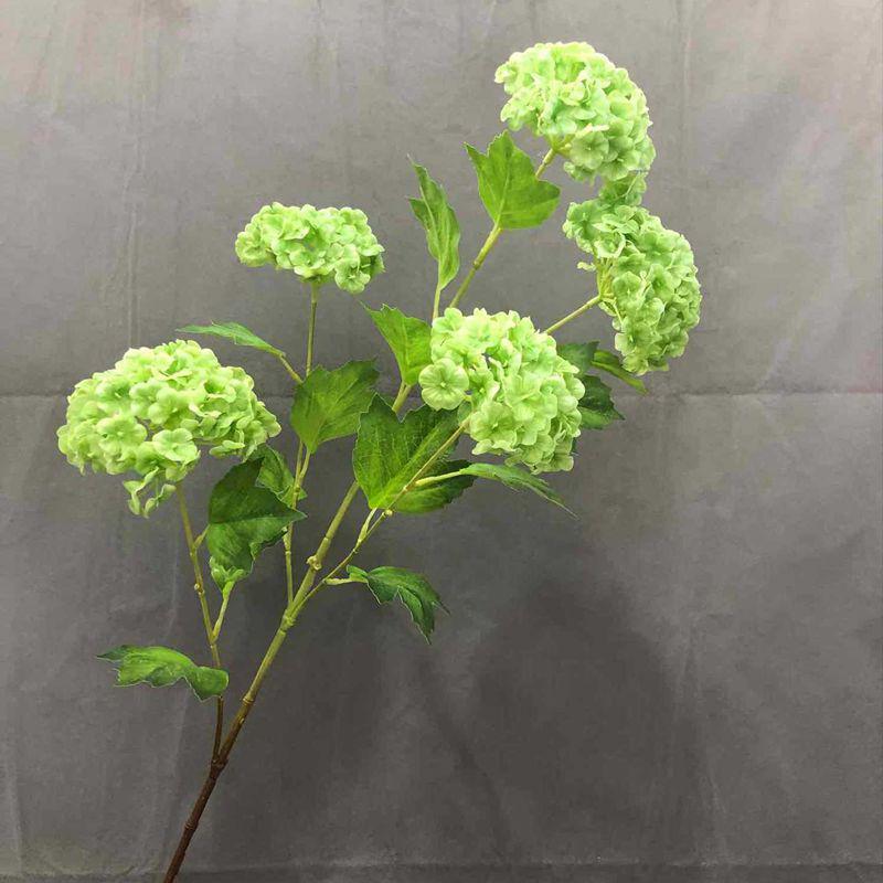 仿真花逼真木绣球花束手捧花雪球假花绢花艺餐桌家居装饰摄影花材