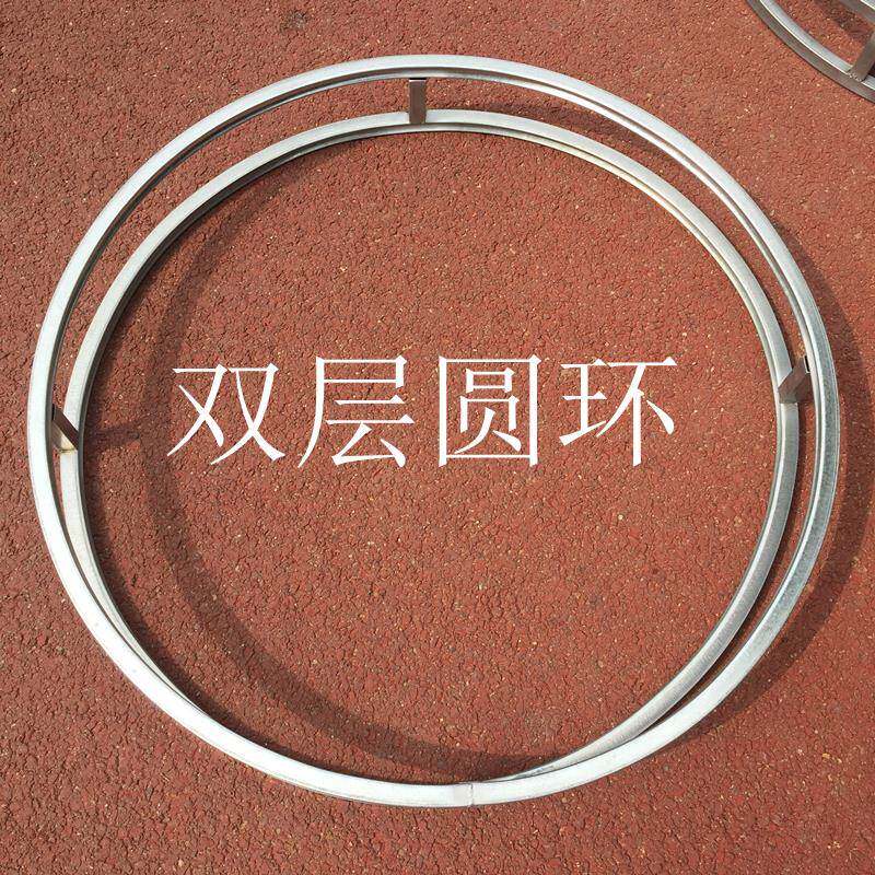 婚庆道具婚礼布置吊顶圆环线帘圣诞花环吊环双层圆环吊顶铁艺装饰