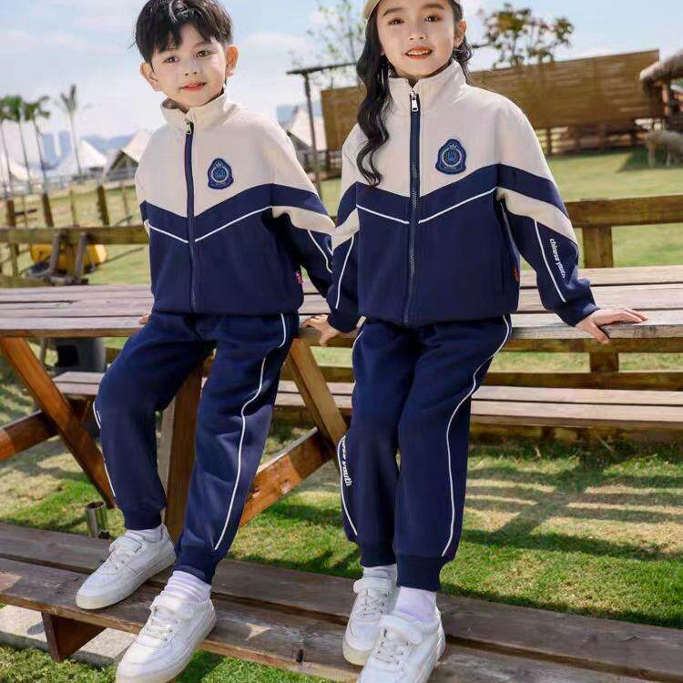 园服校服班服小学生幼儿园春秋装团体运动休闲套装棒球服新款