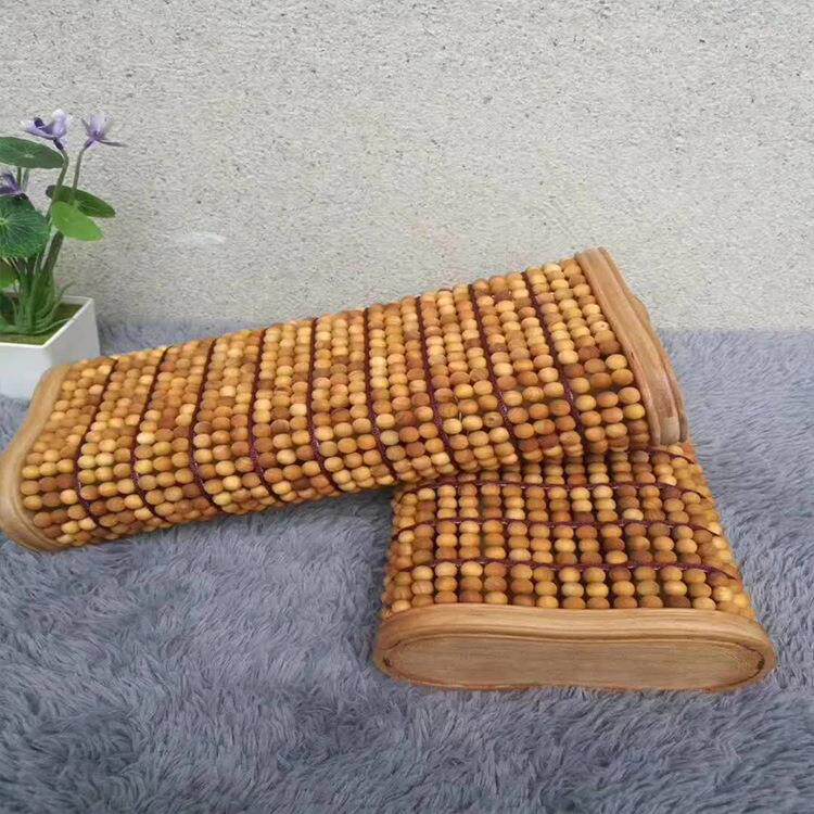 厂价 崖柏凉席枕头圆珠款冰凉一夏 1.0珠子制作家居靠枕