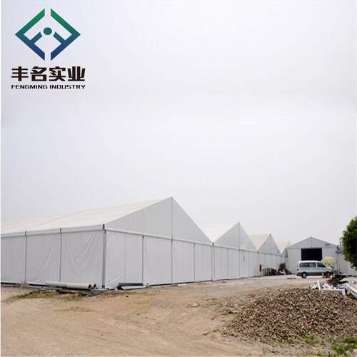20m跨度工地建筑地仓储篷房临时使用泥地草地户外PVC活动帐篷