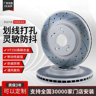 适用标致206 207 307308 408 508爱丽舍301雪铁龙C4L世嘉C5刹车盘