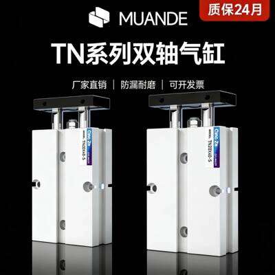 TN双轴双杆气缸TDA10X16X20X25X32-30-40-50-60-70-75-80-90-100S