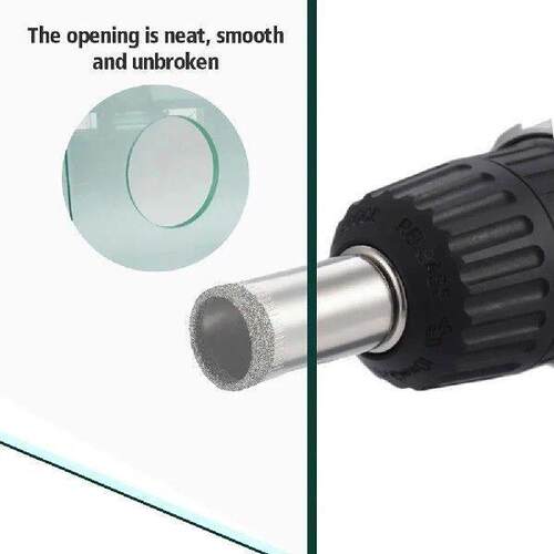 10 Pcs Tile Marble Glass Ceramic Hole Saw Drilling Bits