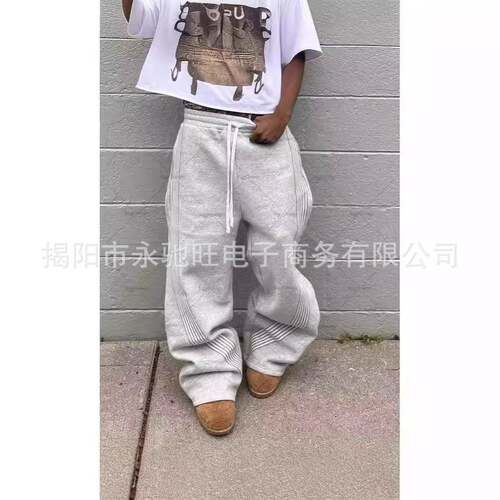 Unisex Camo Round Neck Sweatshirt and Side Stripe Pants Set