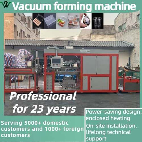 Disposable Plastic Fruit Box Vacuum Forming Machine