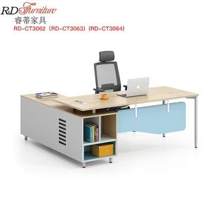 代厂家直供创老意办公桌10板主管办公桌现休闲简员工办公桌约电脑