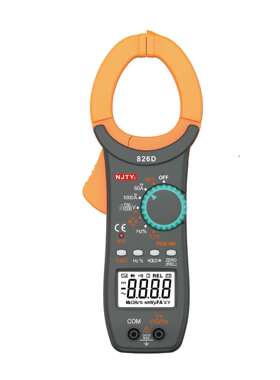 外贸版智能数字钳形表826D6000显示自动量程温度电容1000A测量