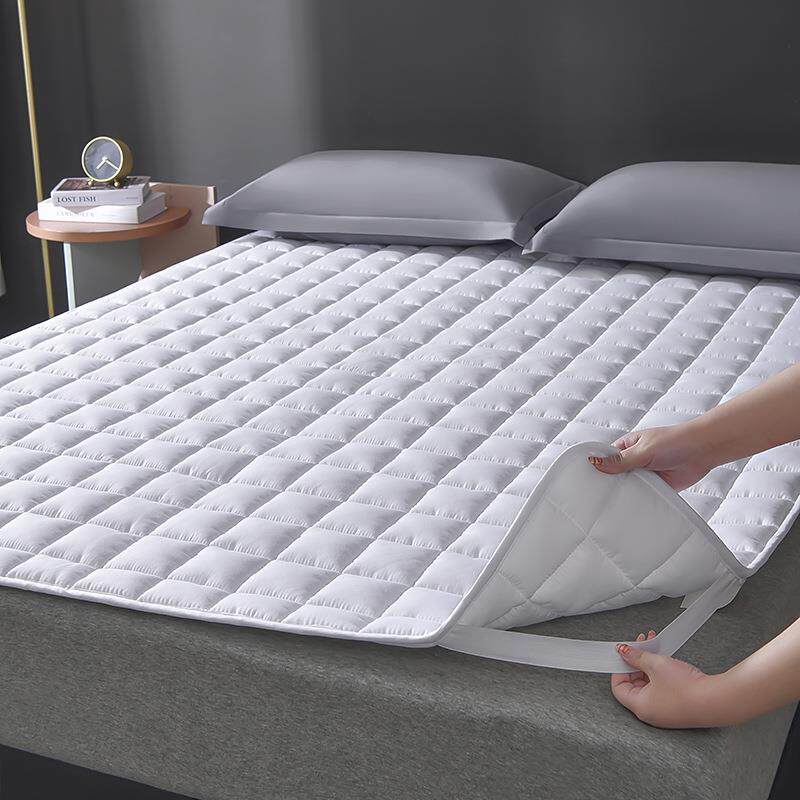 亲肤磨毛床垫可机洗床褥子床护垫宾馆席梦思白色保护垫双人床
