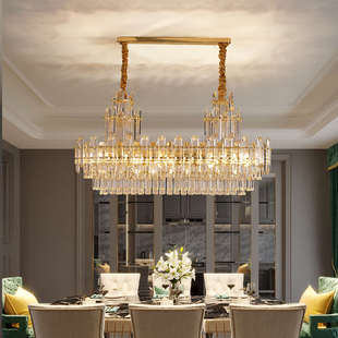 轻奢枝形吊灯现代简约客厅灯高级感大厅燈具民宿公寓豪华餐厅吊灯