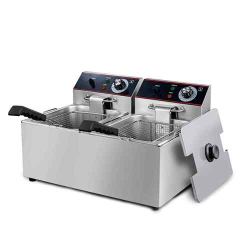 日本进口EF8L-2/12L-2商用电炸炉油炸锅电炸锅油条机炸串炸薯条薯